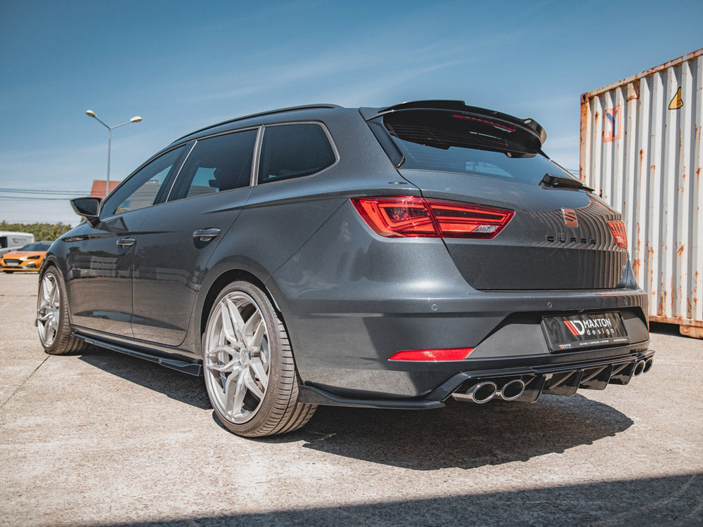 Rear Side Splitters V.3 Seat Leon Cupra Mk3 Facelift Estate (2017-2019) - Wayside Performance 