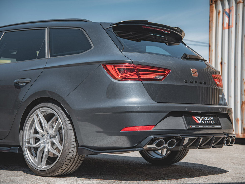 Rear Side Splitters V.3 Seat Leon Cupra Mk3 Facelift Estate (2017-2019) - Wayside Performance 