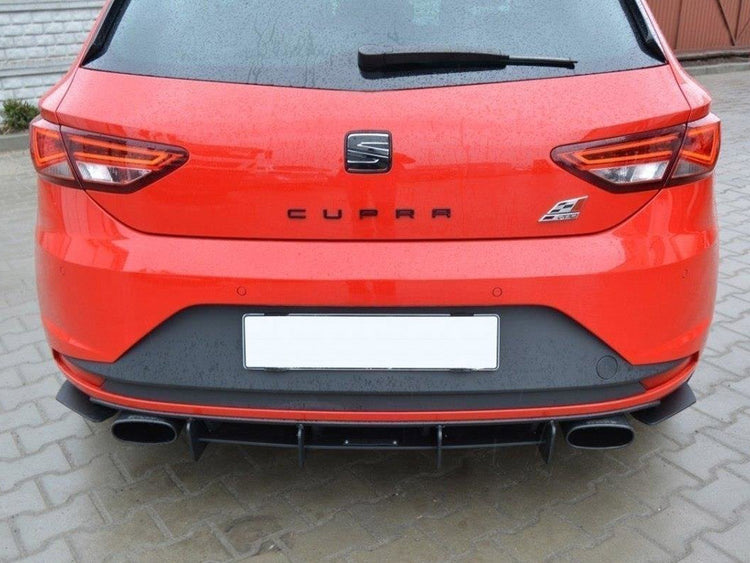 Seat Leon Iii Cupra Rear Diffuser & Rear Side Splitters - Wayside Performance 