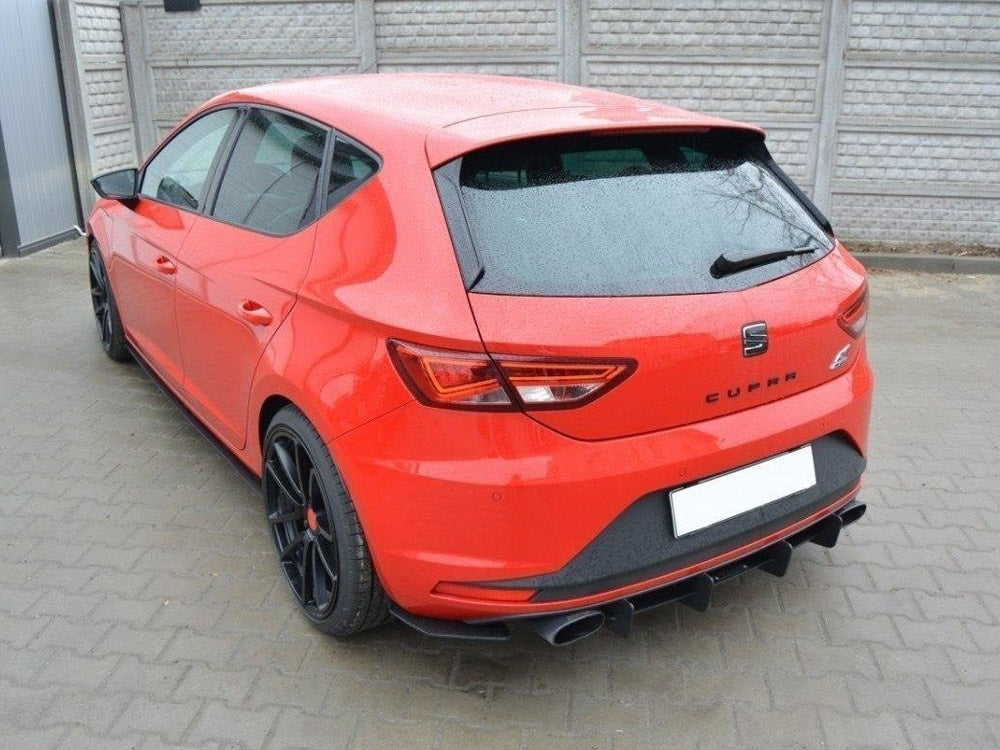 Seat Leon Iii Cupra Rear Diffuser & Rear Side Splitters - Wayside Performance 