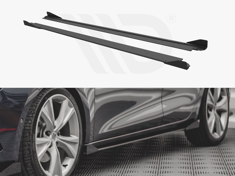 Street Pro Side Skirts Diffusers (+flaps) Seat Leon Fr Mk4 (2020-) - Wayside Performance 