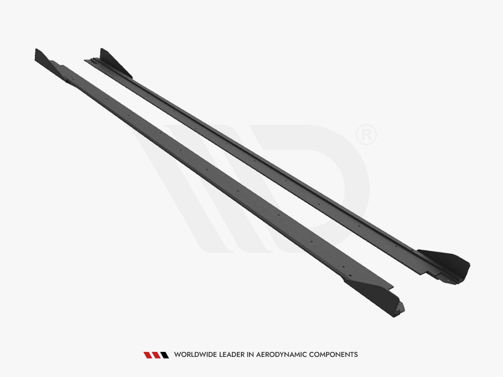 Street Pro Side Skirts Diffusers (+flaps) Seat Leon Fr Mk4 (2020-) - Wayside Performance 