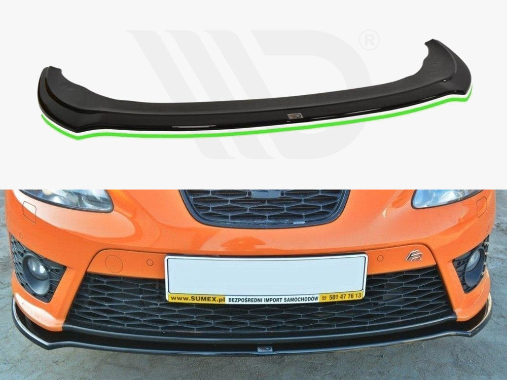 Front Splitter V.2 Seat Leon MK2 Cupra / FR (Facelift) - Wayside Performance 