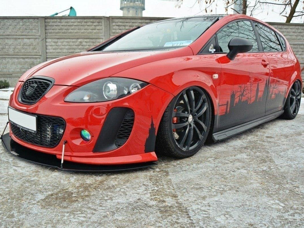 Front Racing Splitter V.2 Seat Leon MK2 MS Design - Wayside Performance 