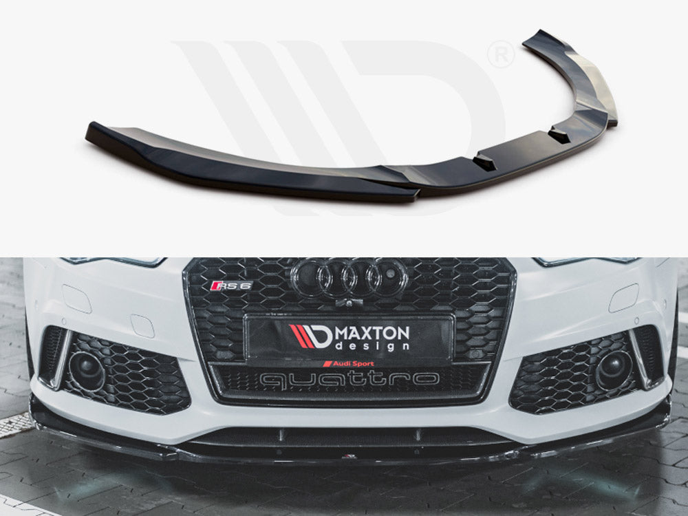 Maxton Design Front Splitter V3 Audi Rs6 C7 (2013-2017) - Wayside Performance 