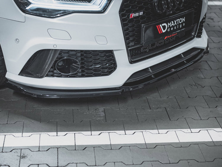 Maxton Design Front Splitter V3 Audi Rs6 C7 (2013-2017) - Wayside Performance 