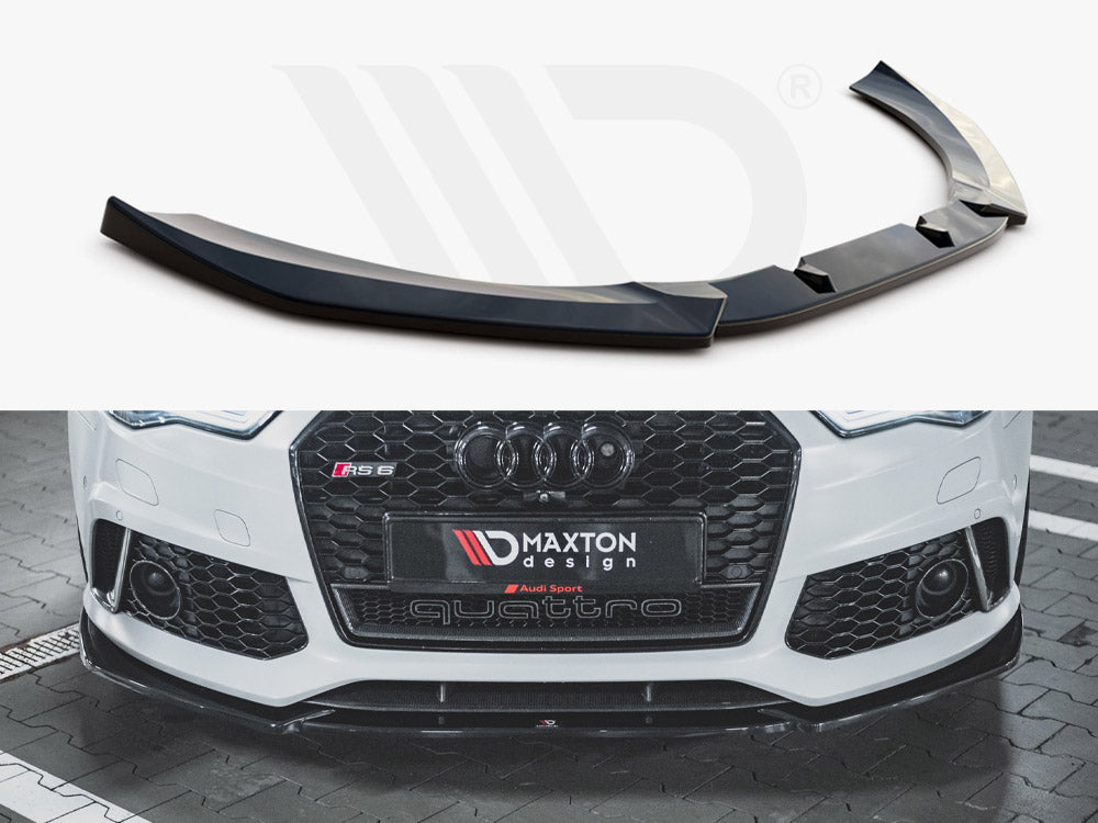 Maxton Design Front Splitter V4 Audi Rs6 C7 (2013-2017) - Wayside Performance 