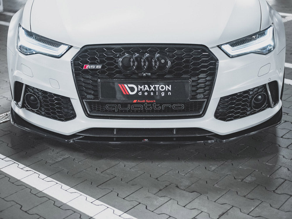 Maxton Design Front Splitter V4 Audi Rs6 C7 (2013-2017) - Wayside Performance 