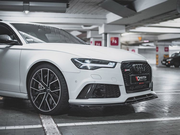 Maxton Design Front Splitter V4 Audi Rs6 C7 (2013-2017) - Wayside Performance 