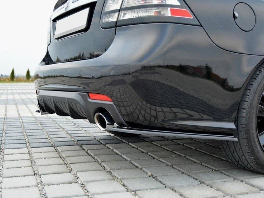 Rear Side Splitters SAAB 9-3 AERO MK2 Facelift (2007-2011) - Wayside Performance 
