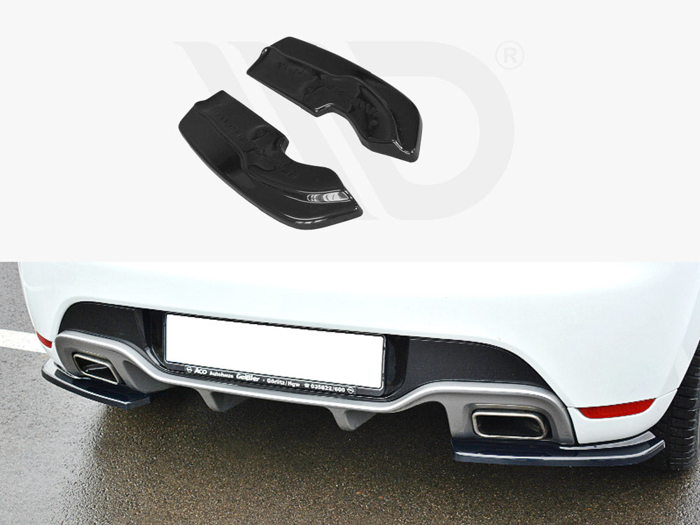 Rear Side Splitters Renault CLIO MK4 RS (2013-2019) - Wayside Performance 