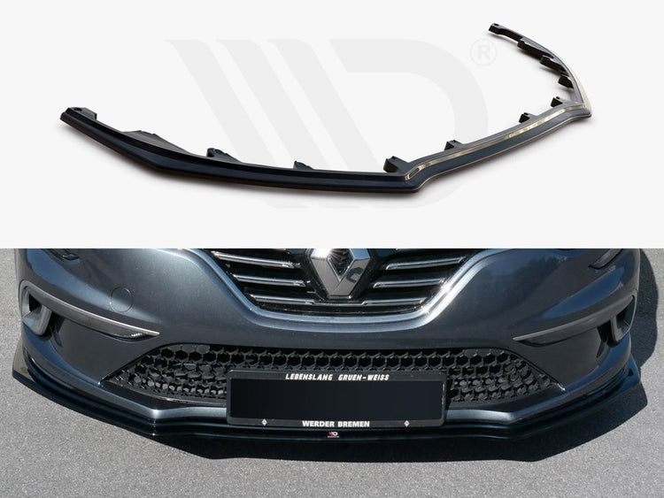 Front Splitter Renault Megane MK4 Gt-line (2016-) - Wayside Performance 