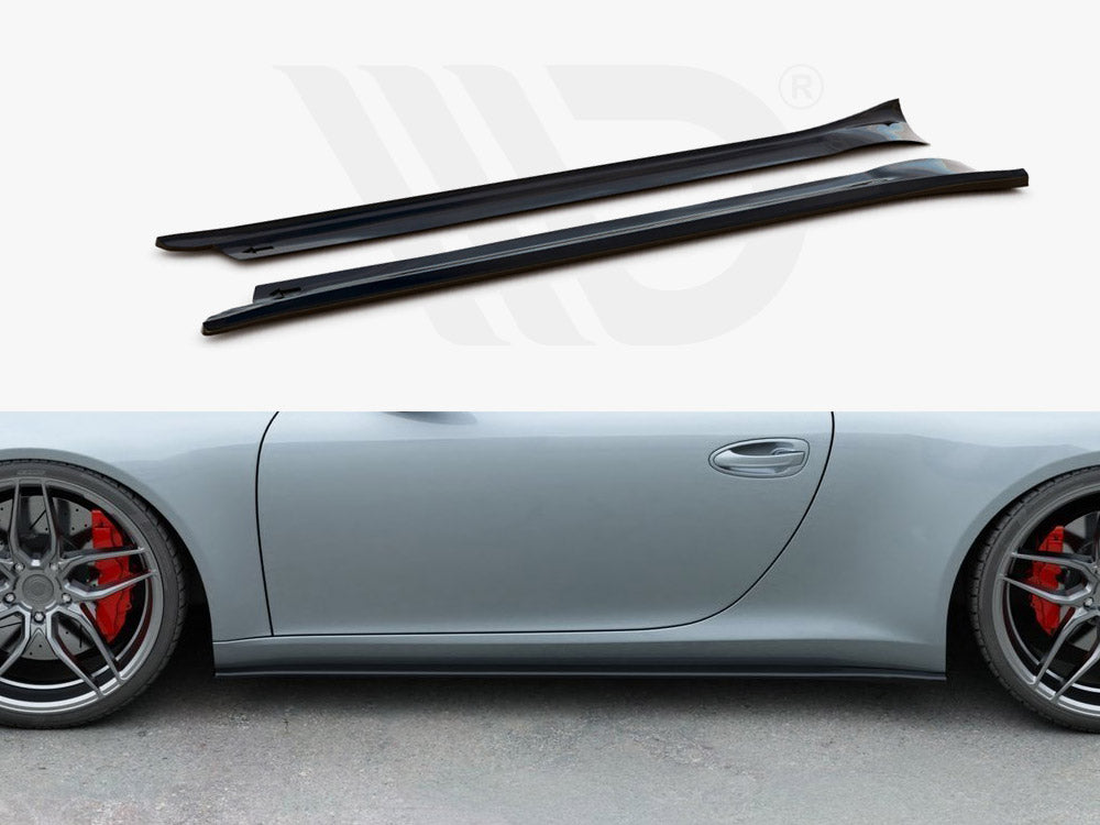 Side Skirts Splitters Porsche 911 Carrera 991 (2011-2016) - Wayside Performance 