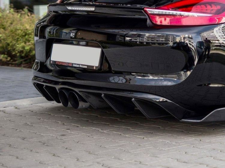 Rear Diffuser Porsche Cayman Mk2 981C (2013-) - Wayside Performance 