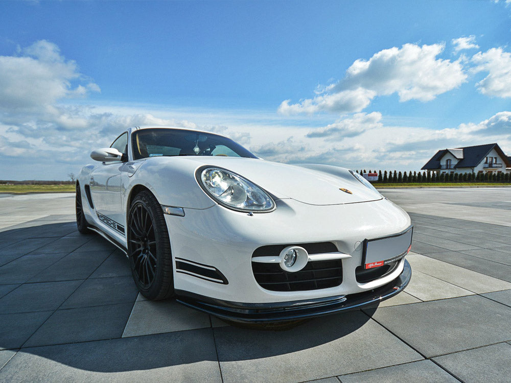 Front Splitter V.2 Porsche Cayman S 987C (2006-2009) - Wayside Performance 