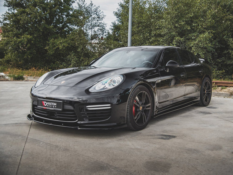 Front Splitter V1 Porsche Panamera Turbo 970 Facelift (2013-2016) - Wayside Performance 