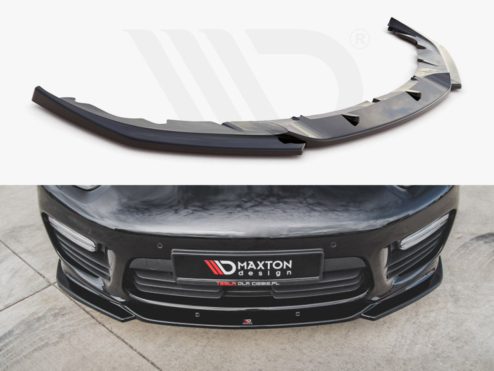 Front Splitter V.2 Porsche Panamera Turbo 970 Facelift (2013-2016) - Wayside Performance 