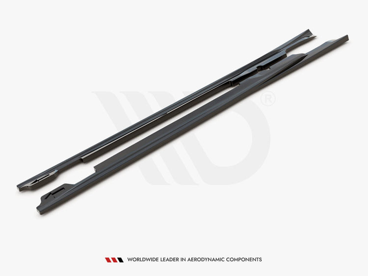Side Skirts Diffusers V1 Porsche Panamera Turbo 970 Facelift (2013-2016) - Wayside Performance 