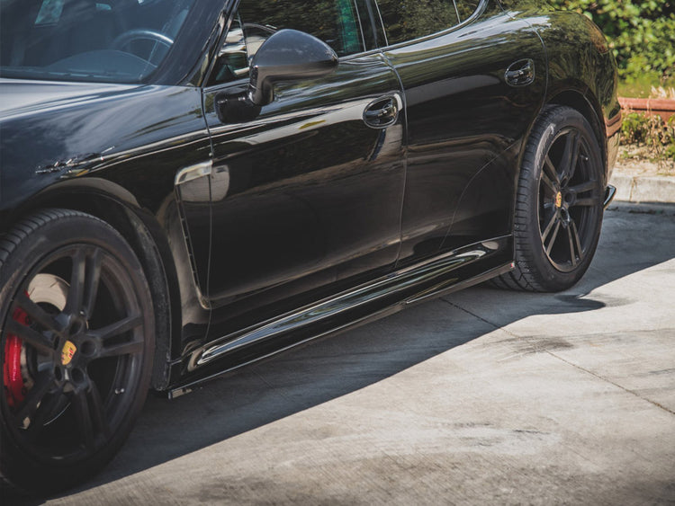 Side Skirts Diffusers V1 Porsche Panamera Turbo 970 Facelift (2013-2016) - Wayside Performance 