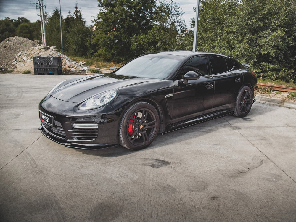 Side Skirts Diffusers V1 Porsche Panamera Turbo 970 Facelift (2013-2016) - Wayside Performance 