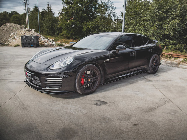 Side Skirts Diffusers V1 Porsche Panamera Turbo 970 Facelift (2013-2016) - Wayside Performance 