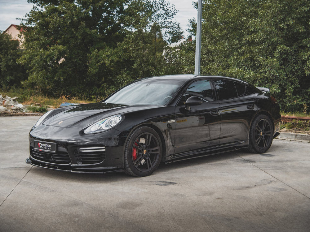 Side Skirts Diffusers V2 Porsche Panamera Turbo 970 Facelift (2013-2016) - Wayside Performance 