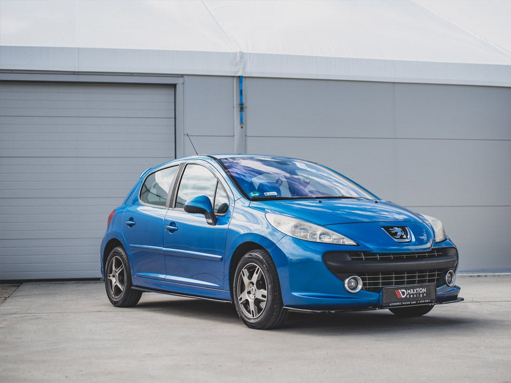 Front Splitter Peugeot 207 Sport (2006 - 2009) - Wayside Performance 