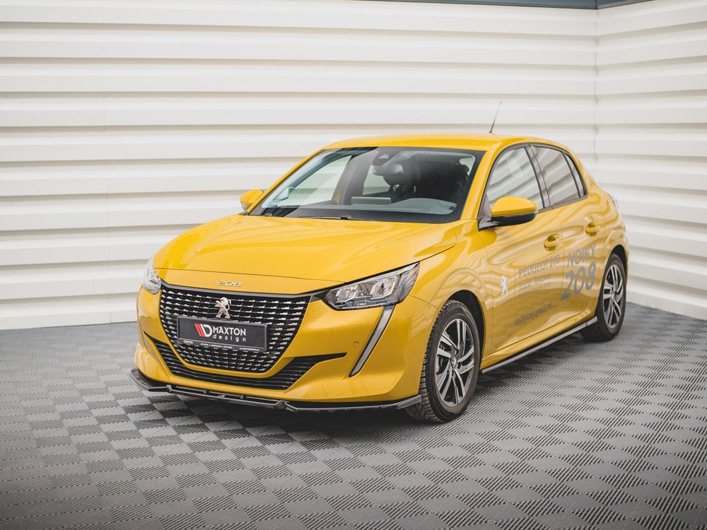 Front Splitter V1 Peugeot 208 MK2 (2019-) - Wayside Performance 