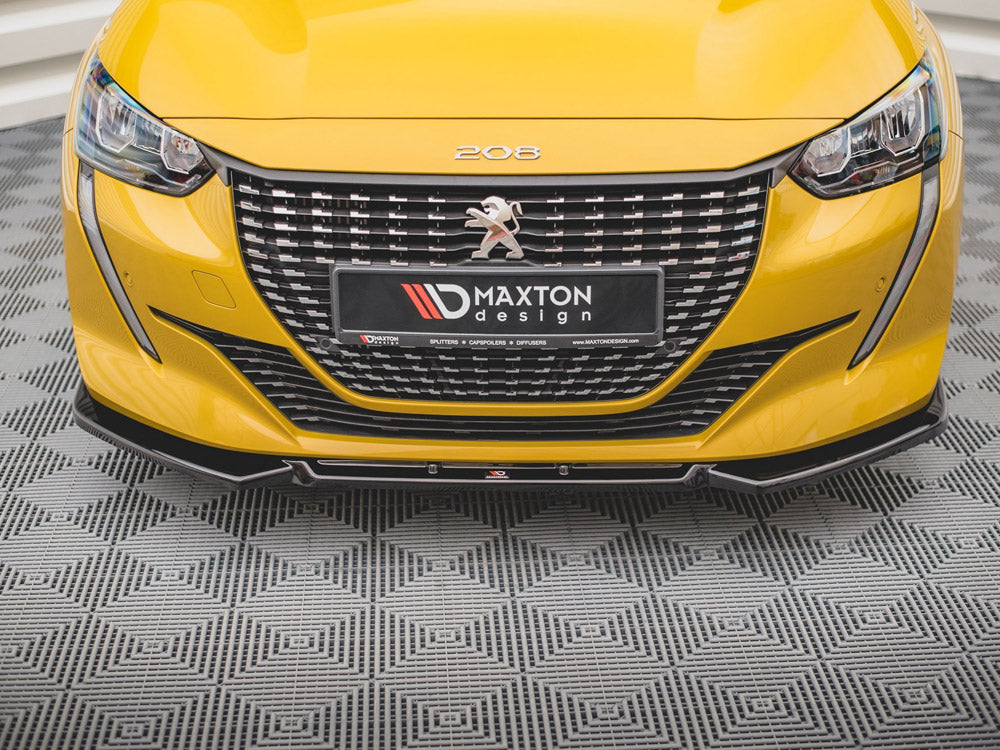 Front Splitter V1 Peugeot 208 MK2 (2019-) - Wayside Performance 