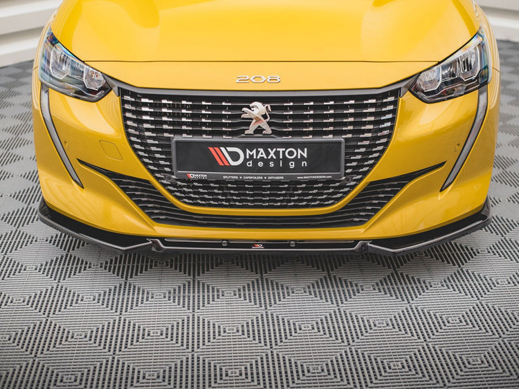 Front Splitter V1 Peugeot 208 MK2 (2019-) - Wayside Performance 