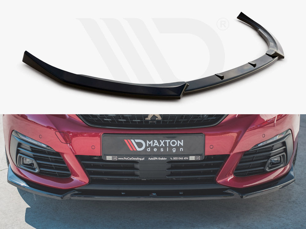 Front Splitter V.1 Peugeot 308 GT Mk2 Facelift - Wayside Performance 