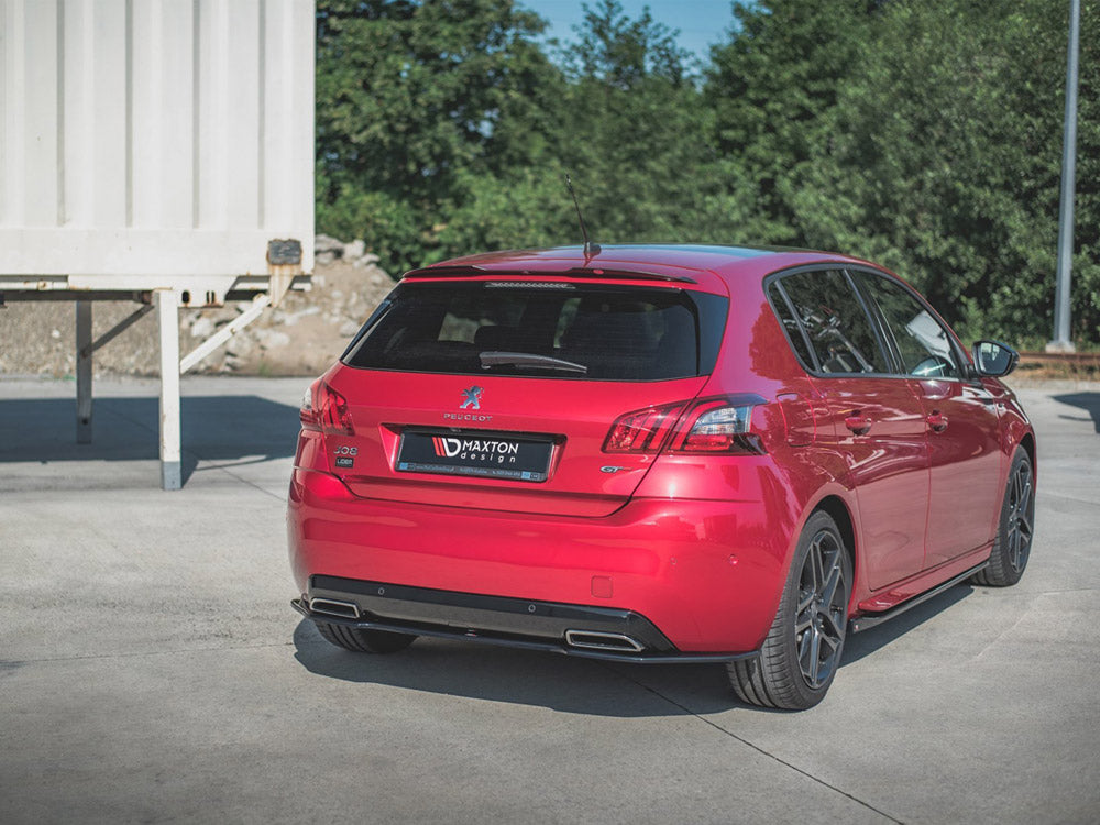 Central Rear Splitter Peugeot 308 GT Mk2 Facelift - Wayside Performance 