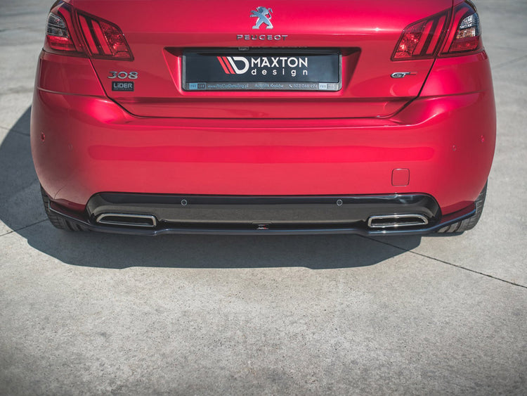 Central Rear Splitter Peugeot 308 GT Mk2 Facelift - Wayside Performance 