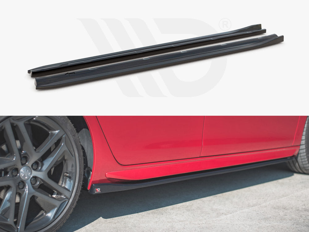 Side Skirts Diffusers Peugeot 308 GT Mk2 Facelift (2017-) - Wayside Performance 