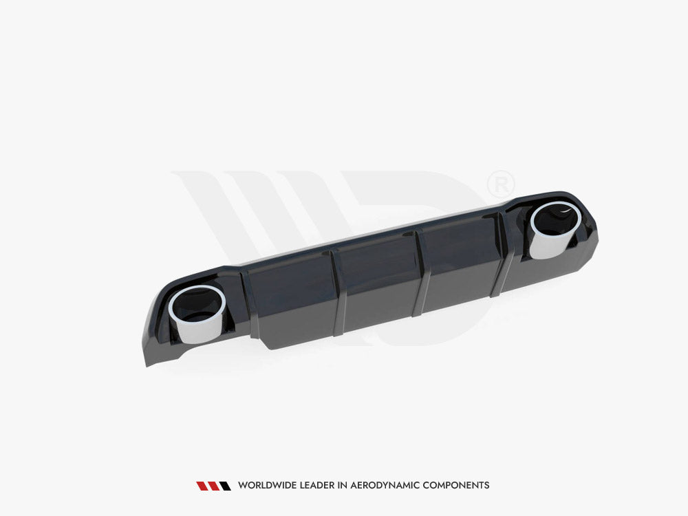 Rear Valance + Exhaust Ends Imitation Peugeot 308 SW Mk2 Facelift TEXTURED - Wayside Performance 