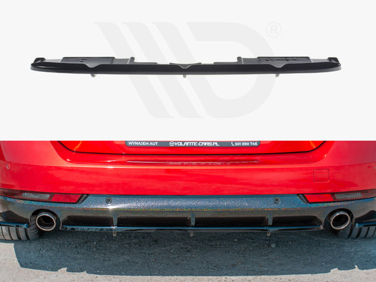 Central Rear Splitter (Vertical Bars) Peugeot 508 GT Mk2 - Wayside Performance 