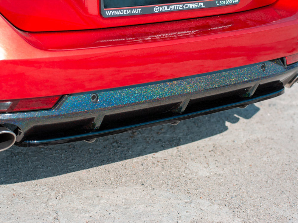 Central Rear Splitter (Vertical Bars) Peugeot 508 GT Mk2 - Wayside Performance 