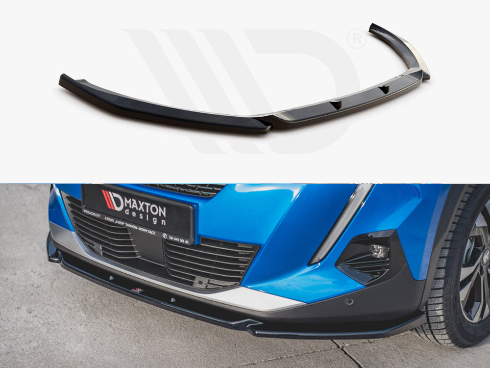 Front Splitter V2 Peugeot 2008 MK2 (2019-) - Wayside Performance 