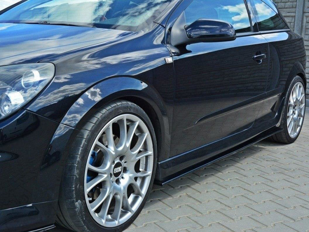 Side Skirts Diffusers Opel Astra H (for Opc / Vxr) - Wayside Performance 