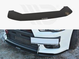 Front Racing Splitter V.2 Mitsubishi Lancer EVO X (2005-2017) - Wayside Performance 
