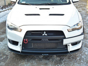 Front Racing Splitter V.2 Mitsubishi Lancer EVO X (2005-2017) - Wayside Performance 