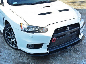 Front Racing Splitter V.2 Mitsubishi Lancer EVO X (2005-2017) - Wayside Performance 