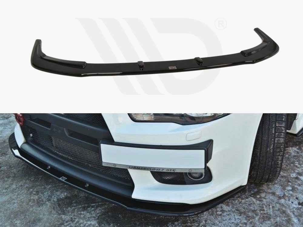 Front Splitter V.1 Mitsubishi Lancer EVO X (2007-2015) - Wayside Performance 