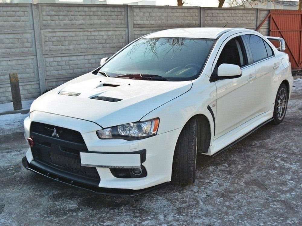 Front Splitter V.1 Mitsubishi Lancer EVO X (2007-2015) - Wayside Performance 
