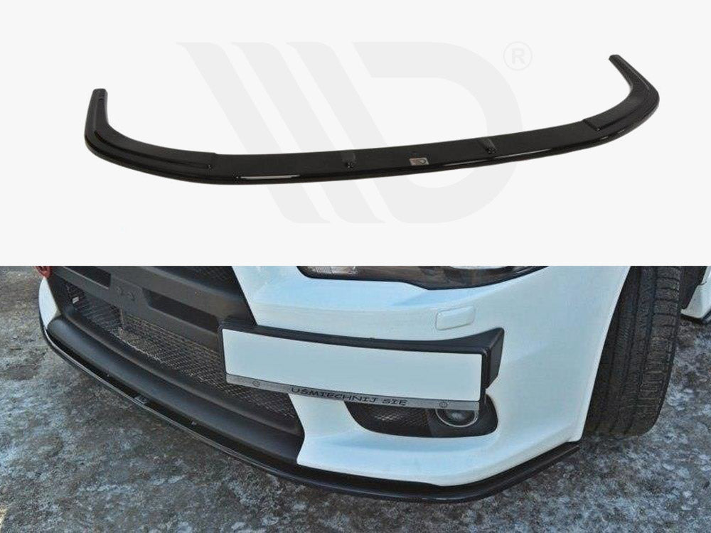 Front Splitter V.2 Mitsubishi Lancer EVO X (2007-2015) - Wayside Performance 