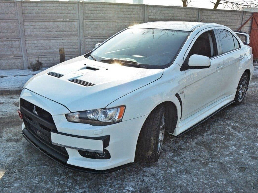 Front Splitter V.2 Mitsubishi Lancer EVO X (2007-2015) - Wayside Performance 