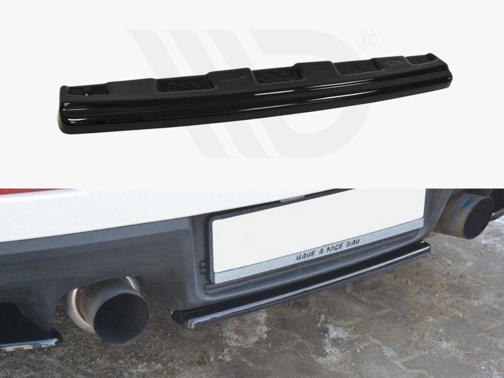 Central Rear Splitter Mitsubishi Lancer EVO X (Without/vertical Bars) (2007-2015) - Wayside Performance 