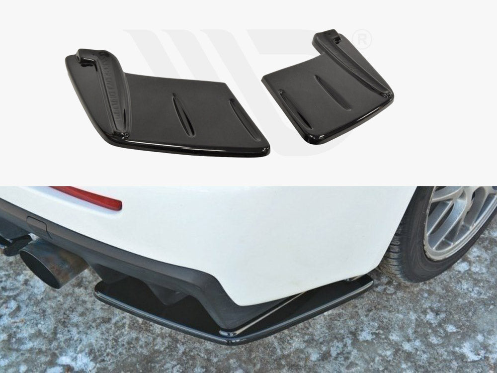 Rear Side Splitters Mitsubishi Lancer EVO X (2007-2015) - Wayside Performance 