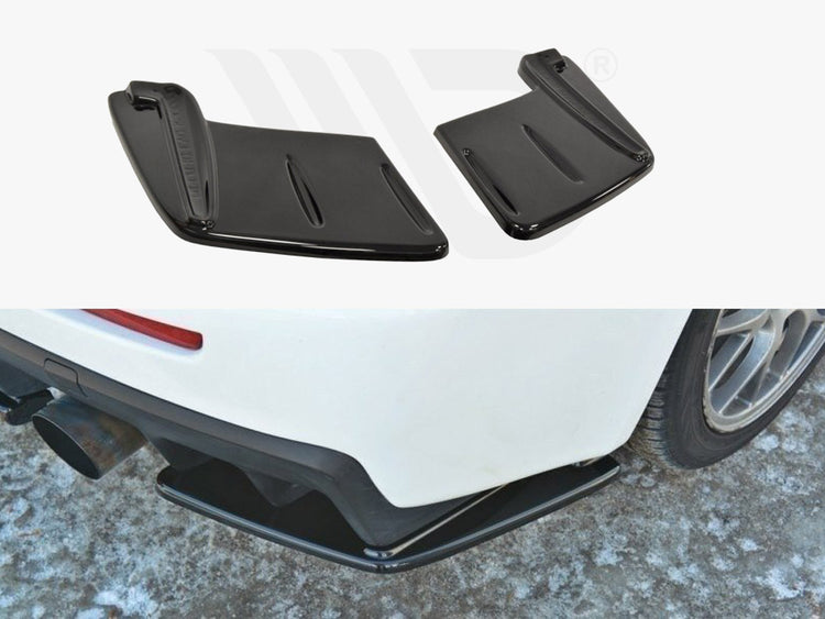 Rear Side Splitters Mitsubishi Lancer EVO X (2007-2015) - Wayside Performance 