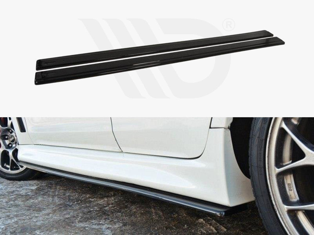 Side Skirts Diffusers Mitsubishi Lancer EVO X US Version (2007-2015) - Wayside Performance 